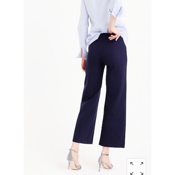 J Crew Wide Leg Ponte Pant - Picture 2 of 6